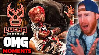 LUCHA UNDERGROUND MOST EXTREME OMG MOMENTS