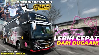 DISERBU MANIA‼️😱 BUS ANDALAN ANGKATAN PAGI TERCEPAT & NYAMAN‼️🔥 - Trip KYM Trans | Surabaya - Bekasi