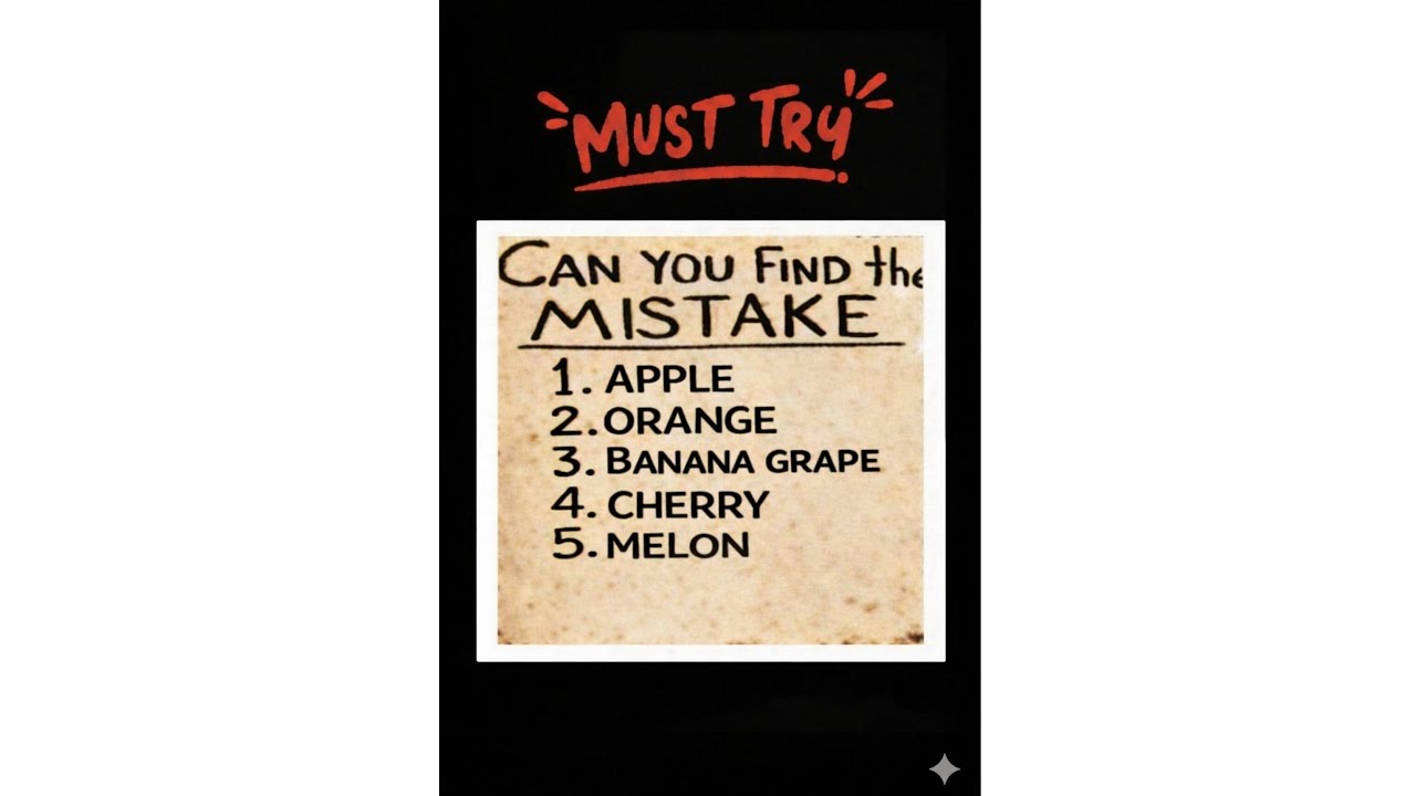 99% Fail This Brain Game Puzzle Challenge | Can You Find The Mistake? 🤯 | IQ Test for USA, UK,