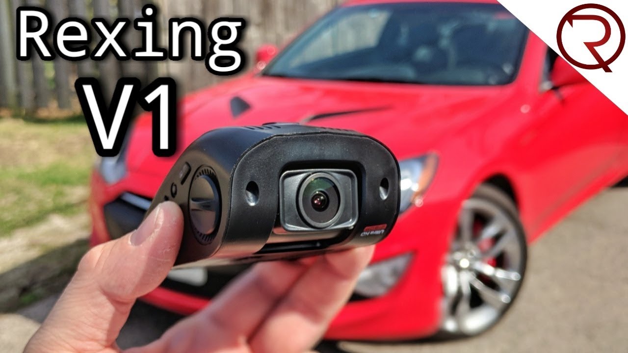 Rexing V1 Car Dash Cam 2.4 1080p 170 degree Wide Angle in Black 