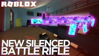 Trying the NEW SILENCED BATTLE RIFLE in PHANTOM FORCES (Roblox)