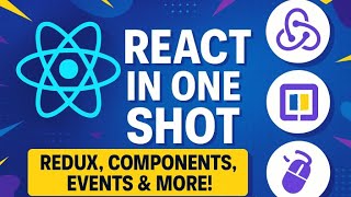 React Masterclass: Learn Components, Events, Hooks & More in ONE Video!