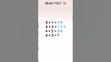 Brain Test || Math puzzle || Reasoning || mind test question || #shorts #trending #puzzle #viral