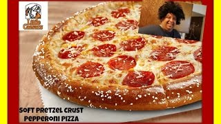 Soft Pretzel Crust Pizza | Little Caesars Pizza® REVIEW!