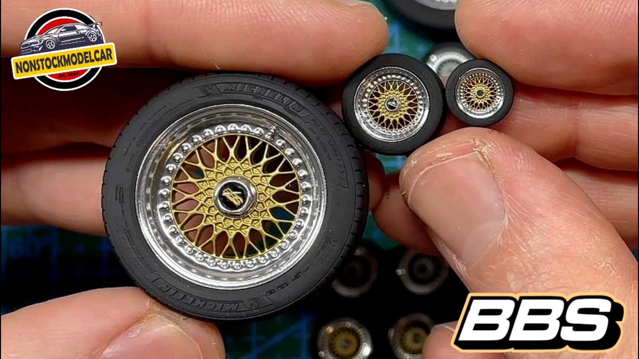 🧑‍✈️ BBS RS 16” rims with Michelin Pilot Sport tires in 1/18