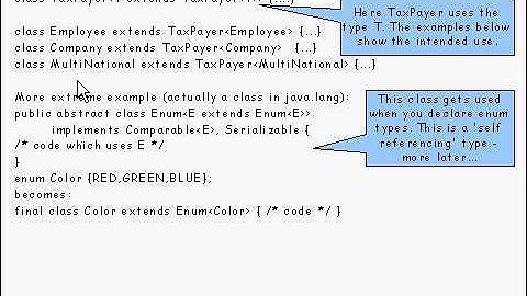 Java Tutorial 24.45: Generic types and Wildcard types