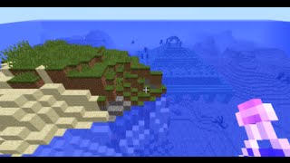 Minecraft 1.8 water temple ocean monument seed right at spawn