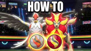 How to Get Mega Staraptor & Pyroar in Pokémon Champions