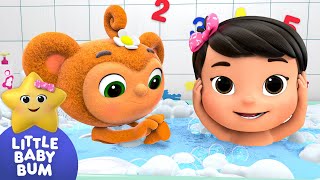 Knees and Toes Bath Time ⭐Mia &amp; Maple Splashy Time! LittleBabyBum - Nursery Rhymes for Babies | LBB