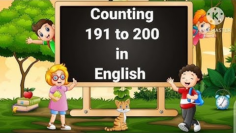 Number Name/  Number Names 191 to 200/counting 191 to 200/cardinal number 191 to 200