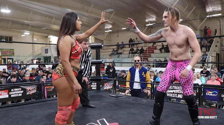 Divya Fiji vs Hollywood Cole - Free Intergender Wrestling