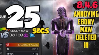 Annoying Ebony Maw Deleted In 25 Secs