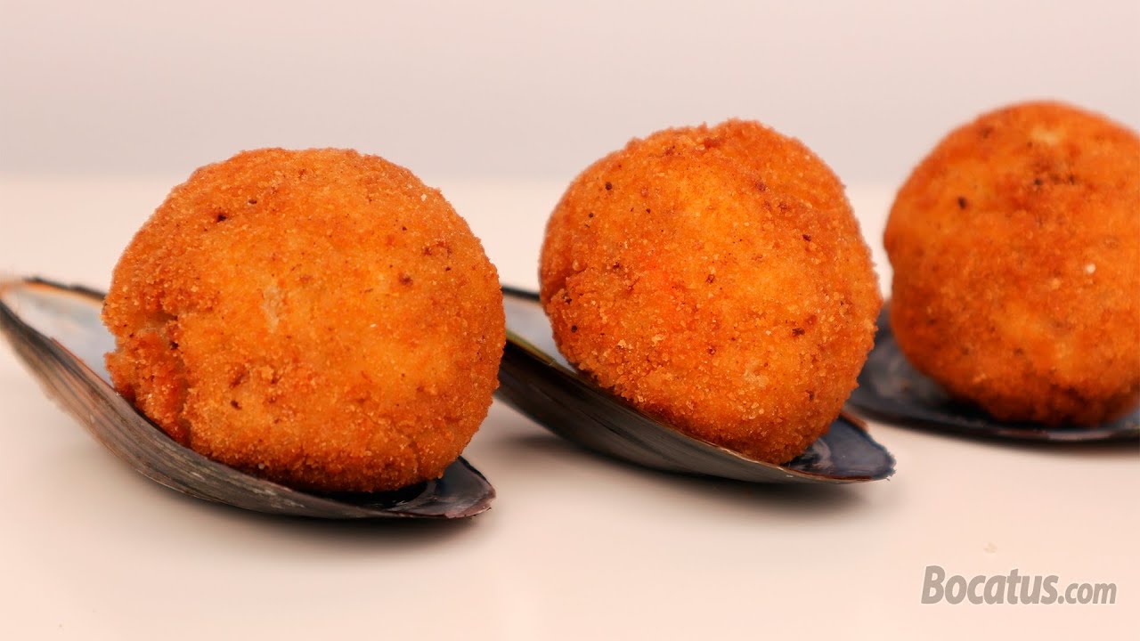 CROQUETAS de MEJILLONES (fáciles y cremosas)