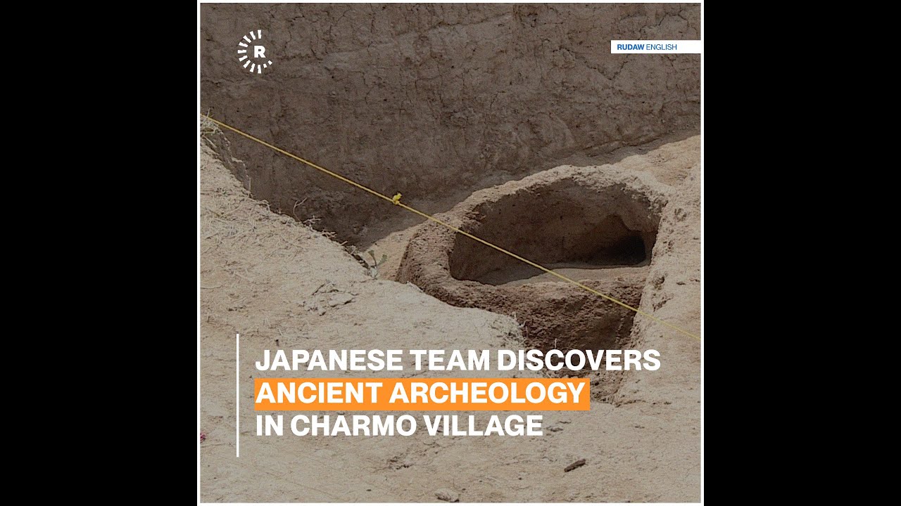 Japanese team discovers ancient archeology in Charmo village - YouTube