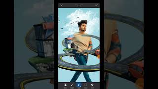 new PicsArt Photo editing tutorials in Telugu 2022 #shorts #trending #chandueditz #picsart #editing screenshot 5