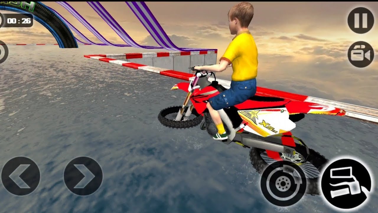Impossible kids Motorbike Racing Bike Jump Rider Bike wali game