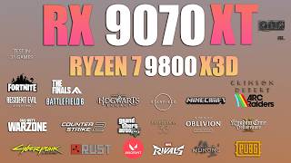 RX 9070 XT + Ryzen 7 9800X3D | 21 Games Tested - Why Is This So Smooth?! 🤔
