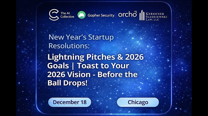 LIVE New Year's Startup Resolutions: Lightning Pitches & 2026 Goals