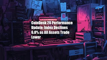 CoinDesk 20 Performance Update: Index Declines 6.8% as All Assets Trade Lower