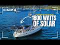 OFF GRID Ready! Adding 1800 Watts of Solar to our Tiny Home | Sailing Afterglow S2E12