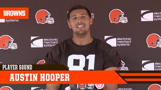 Austin Hooper Im Never Satisfied. I Feel Like Theres Things That I Always Want To Improve On.