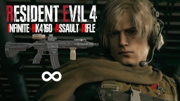 Resident Evil 4 Remake - Infinite HK416D Assault Rifle Only in Professional Full Gameplay