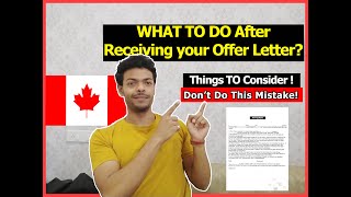 🇨🇦 What to do after receiving your LOA/Offer Letter ? | BE VERY CAREFUL|#internationalstudent