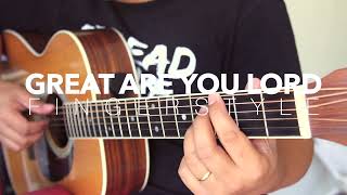 Video thumbnail of "Great Are You Lord Fingerstyle - Zeno (All Sons And Daughters)"
