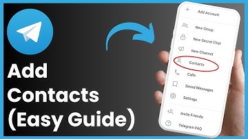 How To Add Contacts In Telegram - EASY GUIDE !