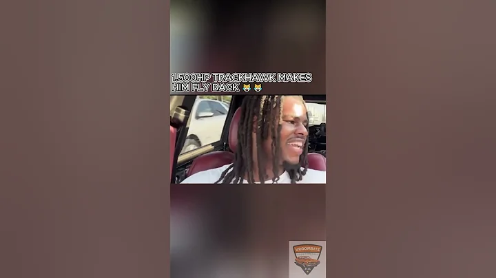 1500HP TRACKHAWK MAKES KID FLY BACK 😹😹