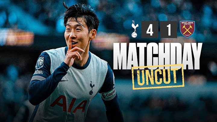 Tottenham Hotspur 4-1 West Ham // MATCHDAY UNCUT // Behind the scenes at Premier League thrashing