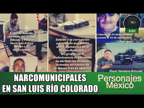 Captan a municipales de San Luis Río Colorado recibiendo fajos de billetes de Los Salazar