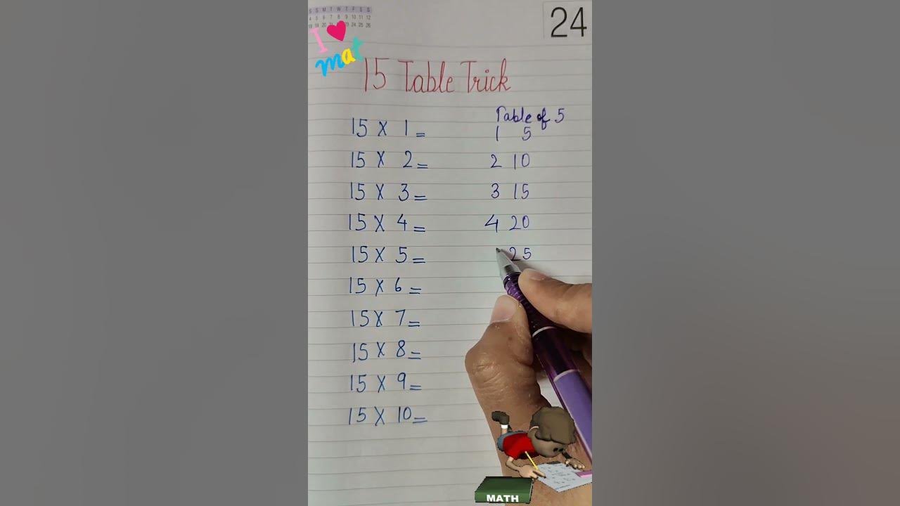 15-table-trick-table-of-15-15-ka-table-shorts-shortsfeed-mathtricks
