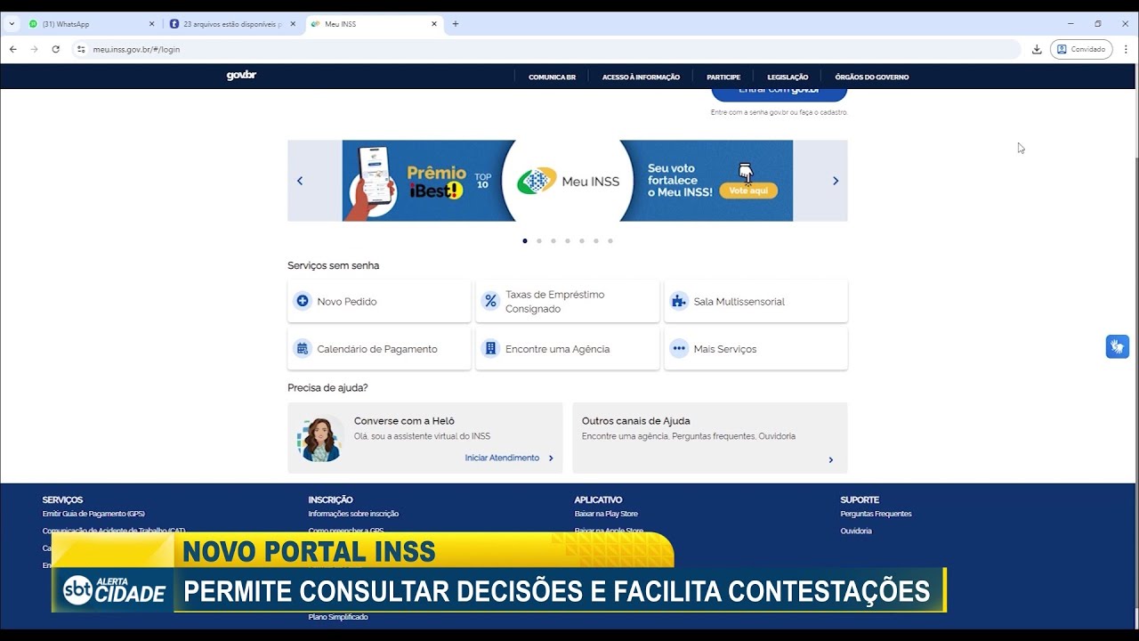 NOVO PORTAL INSS: PERMITE CONSULTAR DECISÕES E FACILITA CONTESTAÇÕES
