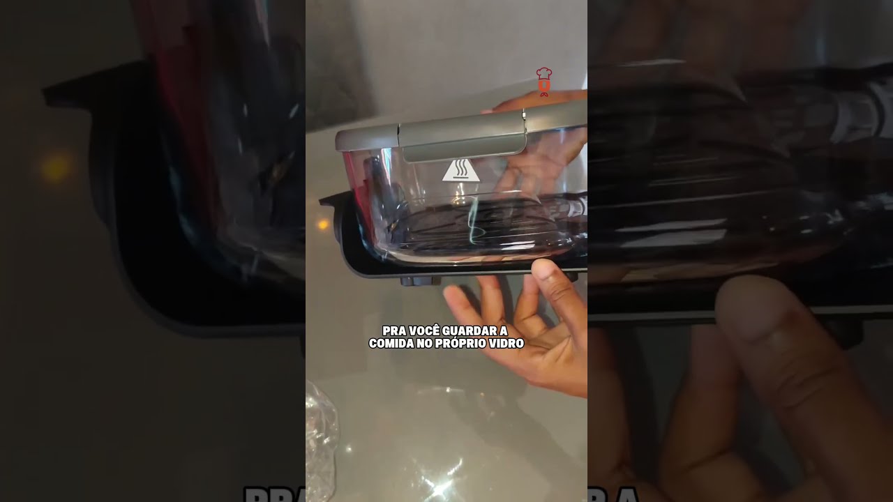 Air Fryer Travessa de Vidro com Tampa Kian
