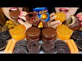 ASMR DARK CHOCOLATE ORANGE, CHOCOLATE PIE, JELLY BALLS, CANDIED ORANGE, KITKAT 먹방 | Kim&Liz ASMR