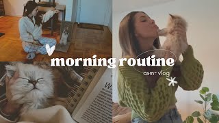 ASMR - Updated Morning Routine With a Kitten 😻 *Close Up Whispered Voiceover*