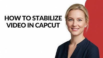 How to Stabilize Video In Capcut - Julia