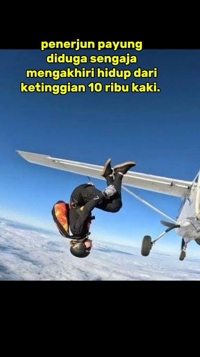 Penerjun wanita diduga bunuh diri