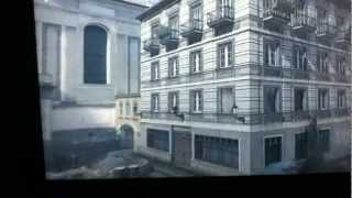 Cool throwing knife kill through a window