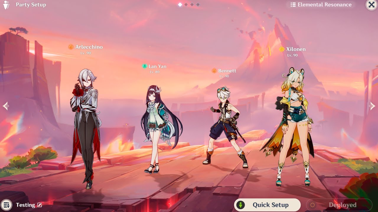 [5.3] Rotation ♦️ Mono Pyro ♦️ Arlecchino LanYan Bennett Xilonen