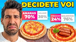 PIZZA FATTA IN CASA, MA I FOLLOWER DECIDONO GLI INGREDIENTI