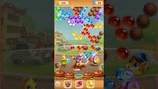 Bubble Pop Forest Rescue Level 143 no booster [Gameplay Walkthrough] optimized for smartphones