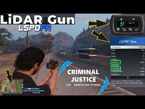 How To Install The Lidar Gun! | LSPDFR Tutorial! | #lspdfr | #policemod | #criminaljusticeyoutube