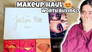 MAKEUP HAUL! 😍 My Eye Shadow Palette Collection with Prices 💄✨Morning to Night Routine!