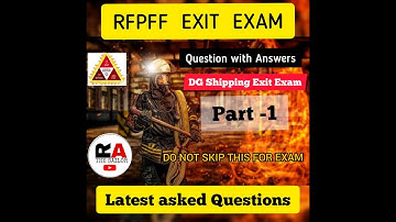 Refresher FPFF Questions with Answers || | RFPFF Exit Exam Questions || RA  the Sailor