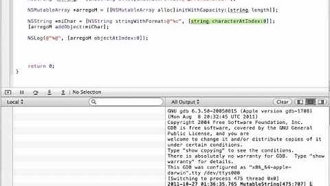 Objective C. Tutorial 26. Arrays, Strings y Variable Aleatoria. (Español Latino)