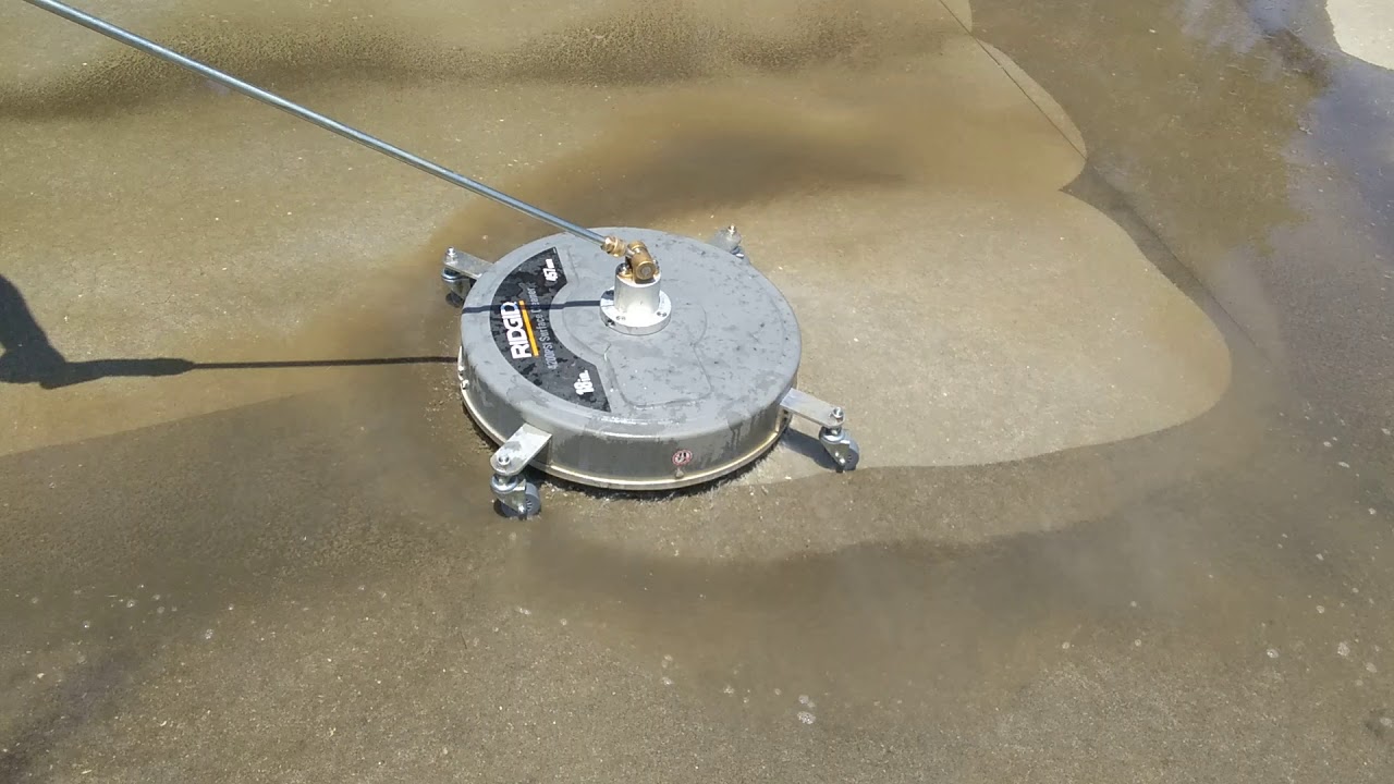 18" surface cleaner - YouTube