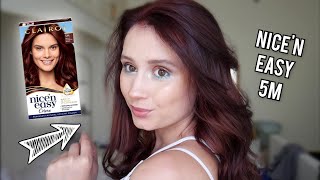 Nice'n Easy 5M Mahogany Hair Dye Review | Ginger To Mahogany Hair at Home