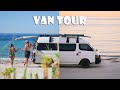 VAN TOUR | Toyota Hiace Commuter Conversion | Australian Van Life